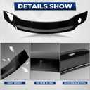 Rear Spoiler Compatible with 2013 2014 2015 9th Gen Honda Civic Sedan
