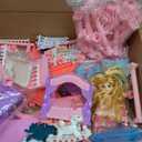 Doll House for Girls, Dream Dollhouse 4-Story 15 Rooms with 2 Dolls, Lights, Animals, Furniture and Accessories, Pretend-Play Toddler Playhouse Gift for 3 4 5 6 7 8 9 10+ Year Old Girls Toys
