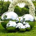 Inflatable Mirror Ball Set, 6-Piece Airtight Large Hanging & Standing Inflatable Disco Disco with 1200W Electric Pump for Party, Wedding, Pool, Events, 15.7, 23.6, 31.5, 47.2, 59"