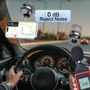 720Rotatable Vacuum Magnetic Phone Stand, Vacuum Magnetic Phone Holder Foldable&Adjustable, Suction Cup Phone Mount for Car/Gym/Mirror/Shower/Smooth Surface, Compatible iPhone 16 15 14 13 12 &Android (Black)