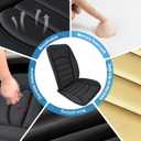 Car Seat Cushion Chair Cushions Set with Back Support,1.2in Memory Foam Pressure Relief Non-Slip Design Truck Seat Cushion for Driving, Ergonomic Chair Seat Pad for Office Gaming Wheelchair