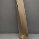 Frameless Shower Door Bottom Seal Shower Sweep with Drip Rail for 3/8" Glass,36" Long, Vinyl, Clear