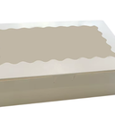 9pcs Dessert Candy Doughnut Packing Boxes, Size 14 x 13, White