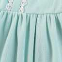 Baby Girl Bodysuit and Headband Outfit Cotton Ruffle Sleeveless Baby Clothes (12-18 Months, Blue Dots)