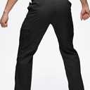 SWISSWELL Tactical Pants for Men Water Resistant Ripstop Elasticated Waist Work Cargo Pant with 8 Pockets for Hiking Construction Black 32×30, Black