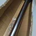 1 1/8 Inch Diameter Curtain Rods 36 to 72 Inches(3-6ft), Telescoping Heavy Duty Large Drapery Rod with Adjustable Aluminum Alloy Bracket, Solid End Caps for Windows Patio Decoration, Brushed Nickel