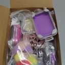 20 Pcs Mini Suitcase Empty Storage Box and Plush Ball Keychain Candy Luggage Containers Packaging Case for Bridal Shower Baby Shower Party Favors Travel Gifts (Multicolor)