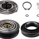 Torchbeam 58151 AC Compressor Clutch Kit Fit for F150 1997-2003 2005-2006 4.2L, F150 Heritage 2004 4.2L, Replace 4L3Z19703AA, 4L3Z19703AB, 4L3Z19703AC, 52499325, 88919221, F65Z19V703J, F6LZ19703AA