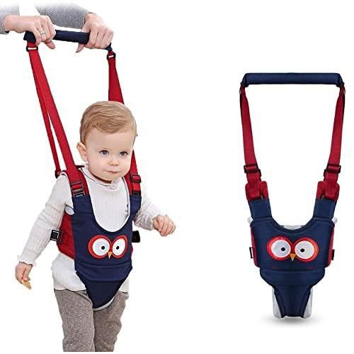 Baby Walking Harness - Handheld Kids Walker Helper - Toddler Infant Walker Harness Assistant Belt - Child Baby Walk Learning Help Support Assist Trainer Tool - for 7-24 Month Old (Blue)