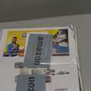 Yipscazo 10 Sheets Peel and Stick Stone Metal Tile Backsplash, Stick on Tiles for Backsplash Kitchen, Bathroom, Laundry Room, Camper, Fireplace (12'' X 12'', White Stone with Gold)