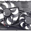 Gjhch Radiator Cooling Fan Compatible with 2011-2016 S60 2008-2015 S80 2015-2016 V60 2008-2010 V70 2010-2016 XC60 2008-2015 XC70 2.0L 3.0L 3.2L Replace for 31686808 30668629 FA71811 623-840