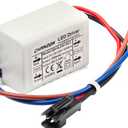 Chanzon LED Driver 300mA (Constant Current Output) 3V-20V (Input 100-240V AC-DC) (1-6) x1W 1W 2W 3W 4W 5W 6W Power Supply 300 mA Lighting Transformer Drivers for High Power COB Chips (Plastic Case)