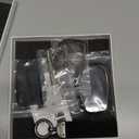 YO&YOYE Compatible with Toyota Key Fob Cover with Keychain Leather Key Case Protector for 2018-2022 Camry RAV4 Highlander C-HR Prius Corolla Avalon GT86 Smart Key (Model1, Black)