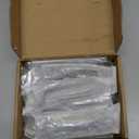 khtumeware 10 Pack 3" Drawer Pulls Matte Black Cabinet Cup Pulls Kitchen Hardware Cabinet Handles Drawer Handles Knobs 3 inch Hole Center