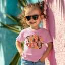 Thanksgiving Shirts for Toddler Boys Girls Kids 2-8T, Funny Turkey Pumpkin Dinos Truck Soft Cotton Short Sleeve Tee