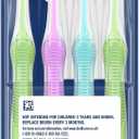 Oral-B 3D White Stain Eraser, 4 Count Soft Manual tootbrush Pack, Removes Stains, Whitens Teeth, Tongue and Cheek Cleaner