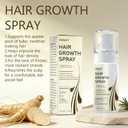 Hair Growth Spray - Scalp & Hair Care with Rosemary and Biotin, Nourishing & Strengthening Formula, Non-Greasy Frizz Control, Lightweight 60ml Bottle (1)