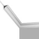 Art3d High Impact Crown Molding Trim for Ceiling, 10-Pack, 4.4" W, White, 10 Pack - 56 x 4.5 Inch