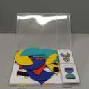 LiKee Open Ended Wooden Shape Puzzles (36 Blocks&60 Cards) for Toddlers 3+ Years Old, Montessori Development Toys Preschool Education Activity Travel Toy Board Games for Kids 4-8 Yrs