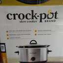 Crock-Pot 4.5 Quarts Manual Design Series Slow Cooker with 3 Manual Heat Settings Cooks Meals for 4 Plus People with Removable Stoneware Bowl, Silver