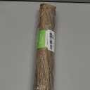 SHACOS Round Table Placemats Set of 4 Wedge Shape Curved Placemat Woven Vinyl Place Mats Wipe Clean Dining Table Mats Home Table Decor (4, Tan)