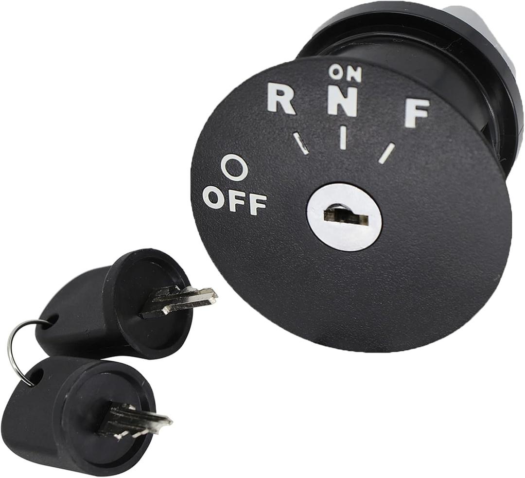 Ignition Key Switch & Keys for EZGO RXV Electric 48V Golf Cart 2008-Up Replaces #605637609682611283