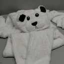 GONAAP Adult Onesie Pajamas Sherpa Animal One Piece Cosplay Costume for Women Men (11-12 Years, Polar Bear)