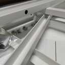 DTK Baby Dresser with Changing Table Top,4-Drawers Changing Table Dresser with Tile-Out Trash Cabinet and Pull-Out Shelf,Diaper Changing Station with Waterproof Pad and Storage for Nursery,White