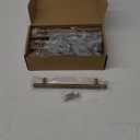 goldenwarm 15 Pack Champagne Bronze Cabinet Pulls Gold Cabinet Handles 6-1/4 inch(160mm) Champagne Drawer Handles Brushed Bronze Drawer Pulls Kitchen Bathroom Bedroom Dresser Furniture Hardware