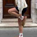 Women's Platform Slippers Comfy Mini Boots Fur Fleece Lined Short Ankle Boot Fluffy House Slippers for Indoor Outdoor (Brown)