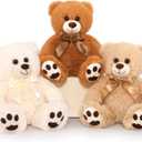 MorisMos Bulk Teddy Bears for Kids, 3-Pack Teddy Bear Stuffed Animals Bulk for Baby Shower, 14'' Teddy Bears Bulk,Soft Stuffed Bear Stuffed Animal Wholesale for Valentine's Gift Birthday Party Favors