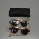 SUNGAIT Men's Military Style Polarized Pilot Aviator Sunglasses Bayonet Temples (Gold/Dark Green + Gold/Brown)