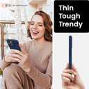 JELE Compatible with iPhone 13 Pro Case, Shockproof iPhone 13 Pro Silicone Case with [Military Drop Protection], [Soft Anti-Scratch Microfiber Lining],Dust-Risistant Phone Cover, Navy Blue