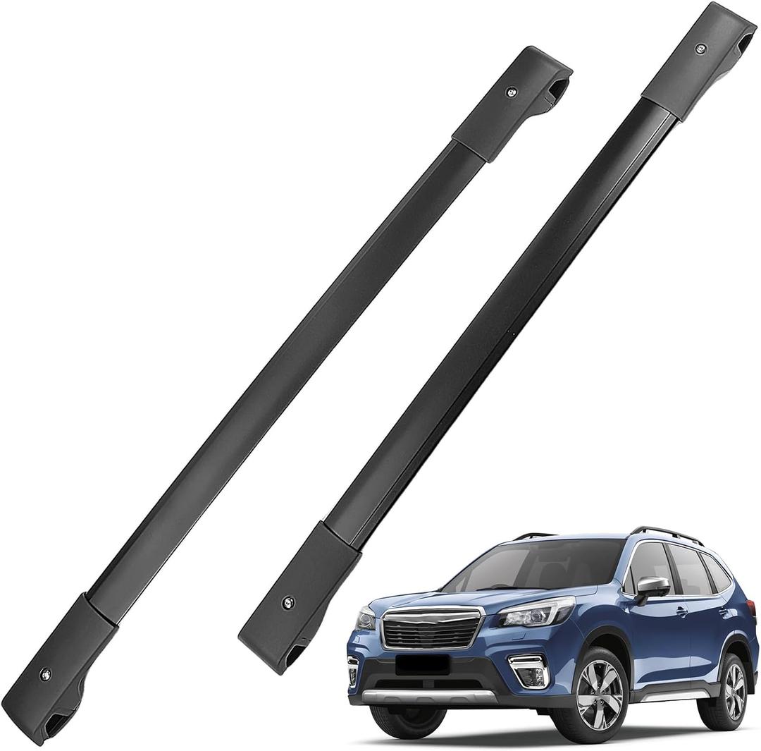 Roof Rack Cross Bars Luggage Carrier Compatible with Subaru Forester 2014-2021, Maximum Load 200 lbs/90 kg, Suitable for roof Bags, roof Boxes, Bike Carriers, and Much More.