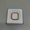 amBand Metal Case Compatible with Apple Watch Series 11 10 46mm, W1 Rugged Bumper Protector [Turn into Ultra Look], Hard Frame with Back Cover Stylish Accessories for iWatch Men, Natural Titanium