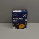 LUMARA Toddler Airplane Bed - Inflatable Airplane Bed for Toddlers, Plane Baby Mattress for Kids - Blow Up Air Mattress for Child Flight Sleep with Safety Belt, Innovative Valves, No Pump Needed (Grey)