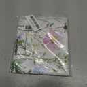 YOKOU Floral Kitchen Curtains Valances, Wildflowers Spring Watercolor Flower Plants Short Rod Pocket Valances for Windows for Bedroom, Bathroom, 1 Panel, 42" W x 12" L