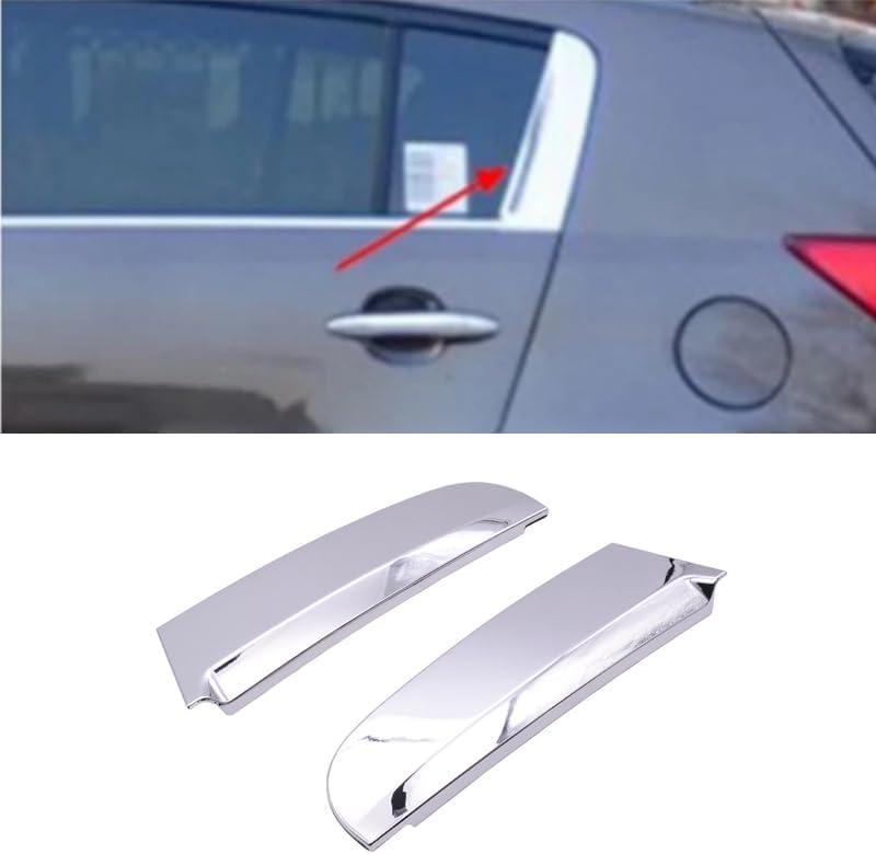 Car Rear Triangular Window Trim Cover Door Belt Chrome C Pillar Cover For KIA Sportage 2011-2016 832703W010 832803W010 (Right-832803W010)