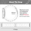 Resin Watch Bands with Case Compatible with Apple Watch Band 40mm 41mm 44mm 45mm Women Watch Strap with Glitter Bling Protective Cover Wristband for iWatch Series 8 7 SE SE2 6 5 4, Nougat White 40mm