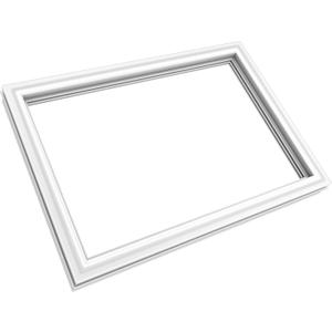 Upgraded W10443316 Freezer Door Gasket Compatible with Whirlpool Refrigerator,28.54" x 23" W10571961 Freezer Door Seal Replacement Fits for Amana, Kenmore, KitchenAid models WRF532SMBB00, KRBL102ESS01