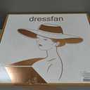 dressfan Vintage Fascinator Hats for Women,Linen Pearl Fascinator for Derby Church Wedding Tea Party (Brown)