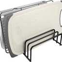 Cutting board organizers (1.0 and 0.6 inch wide slots), cutting board organizer, cutting board storage, biscuit sheets, bakeware organizers for cabinets