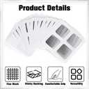 20 Pcs Hair Catcher Shower Drains Mesh Stickers Disposable Shower Drain Cover 4" X 4" Disposable Hair Drain Stickers Mesh Cover Floor Drains Sticker for Human & Pet Hairs