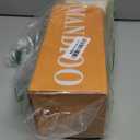 MANDIOO Pack of 2 Decorative Throw Pillow Covers Accent Solid Woven Textured Cushion Covers Pillow Cases Bedroom Living Room Sofa Home 20 x 20 Inch Cream White