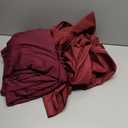 2 Pack Cocktail Round Tablecloth Table Cover 44" x 3.5'L and Burgundy Satin Tablecloth 44" 