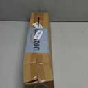 1.25 inch Diameter Sliding Door Security Bar, 17.1-40 Inch Adjustable Sliding Glass Patio Door Security Bar, Black Sliding Door Lock Bar with Rubber Tips, Window Security Bar for Home