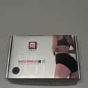 AIRCUTE Washable Adult Urine Incontinence Underwear for Women Leak Proof Absorbent Bladder Protective Panties (Large, 5 Pack) (2 Black, 2 Beige, Dusk)