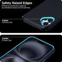 harusaki iPhone 16 Plus Wallet Case with Hidden Card Slot - Wireless Charging Compatible iPhone 16 Plus Case with Card Holder for Men and Women (Black)