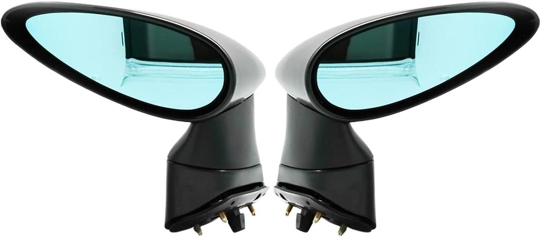 Pair of Side Mirrors - Driver Side & Passenger Side Door Mirrors compatible with 2006 2007 2008 2009 2010 2011 HONDA CIVIC FD/SNL Emark