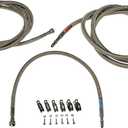 Dorman 819-874 Front Flexible Stainless Steel Braided Fuel Line Compatible with Select Chevrolet/GMC Models (OE FIX)